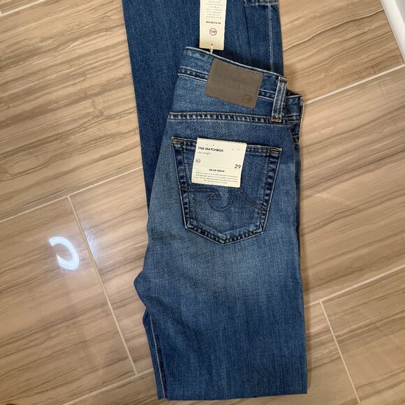 AG Adriano Goldschmied The Matchbox Slim Straight Jeans 29x34 NWT Denim